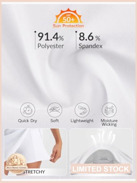 High Waisted Athletic Skort Side Pleated Slit A-Line Tennis Golf Pickleball - Picture 4 of 7